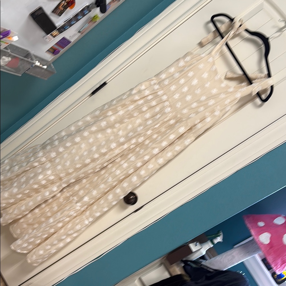 Nwt Cream Floral Romper From Anthro
